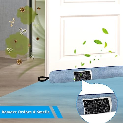 Sweet Forest 36 Inch Door Draft Stopper with Charcoal Beads