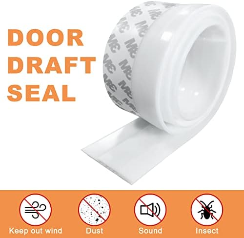 Pehoto Door Draft Stopper 39 Inch Weather Stripping
