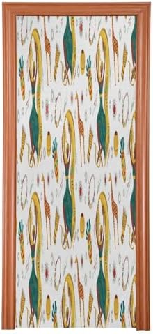 Susiyo Fangs Halloween Door Cover 32x79 In
