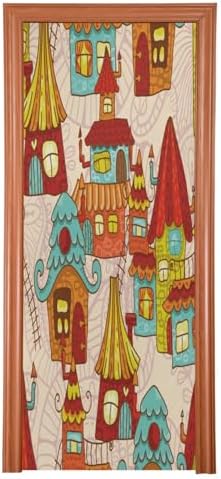 Susiyo Halloween Door Cover 32x79 in