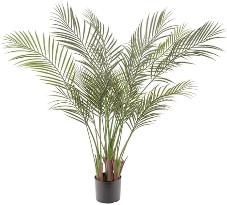 Naturae Decor Areca Palm Artificial Plant - 47-Inch UV Resistant Floor Plant