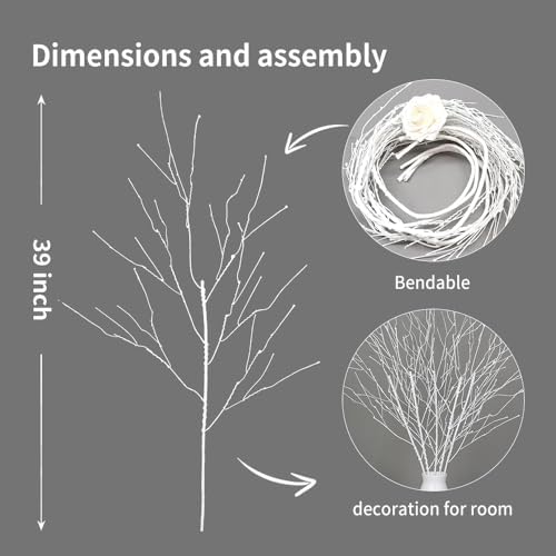 MelorcaGuilla 10PCS Artificial Branches for Vase Decor