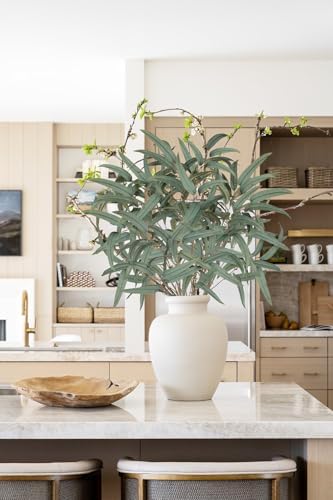 Briful Artificial Eucalyptus Branches 33 Inch Set of 6