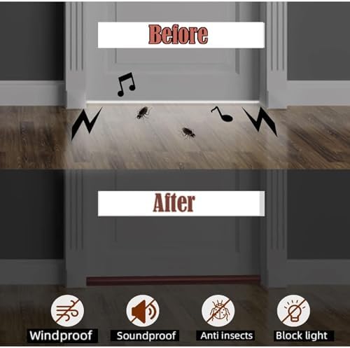 CozyCove Door Draft Stopper 39inch White