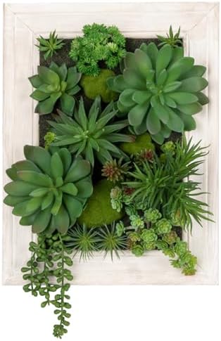 Hollyone Artificial Succulent Hanging Plant Set