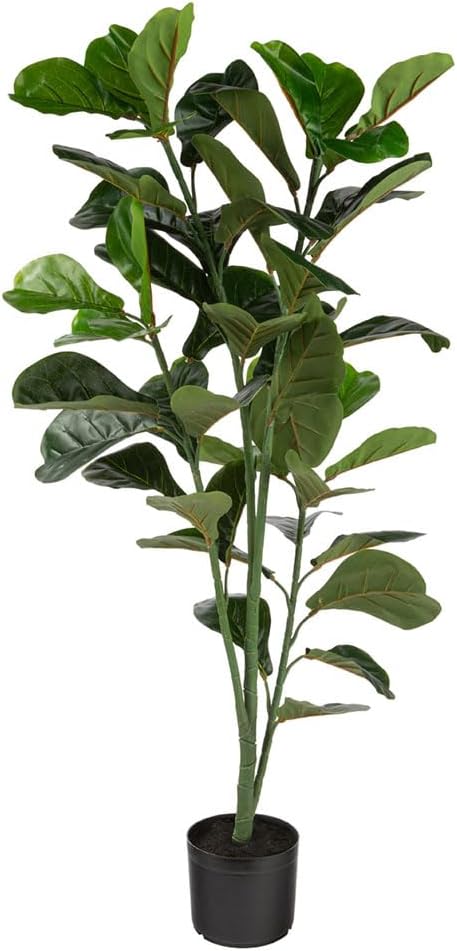 Naturae Decor Fiddle Leaf Tree Artificial Plant 47 in High