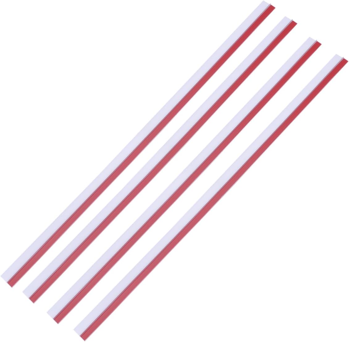 4pcs Transparent Door Draft Stopper Soundproof Under Door Seal for Noise Reduction