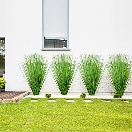 Yunlly 24 Pack 27 Artificial Grass Greenery