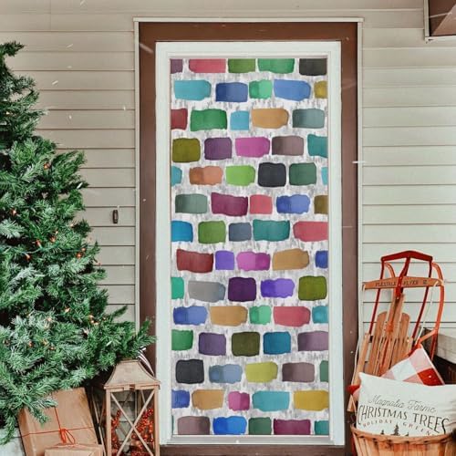 Susiyo Halloween Door Cover 32x79 Inches Stretch Fabric