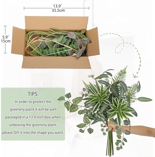 DILATATA Artificial Greenery Stems Box Set