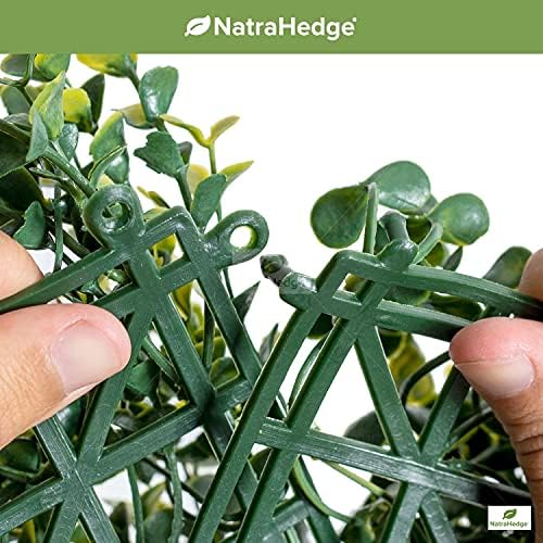 NatraHedge Long Stem Boxwood Hedge Mats 12-Pack 20x20 Greenery Panels