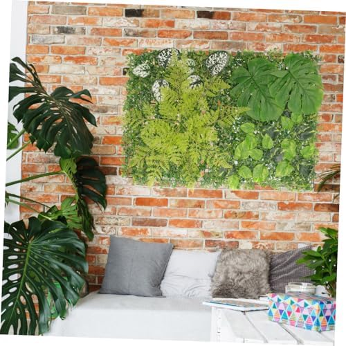 PRETYZOOM Artificial Grass Wall Panels for Home Decor and Events