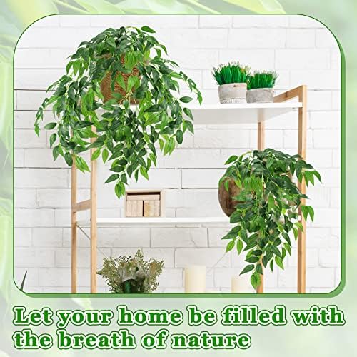 Xinnun 100 Pcs Artificial Italian Ruscus Greenery Stems