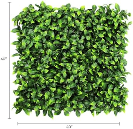 Jasmine Green Leaf Artificial Wall Panels 40x40 Inches