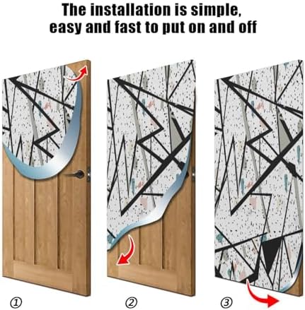 Susiyo Fun Halloween Door Cover 32x79 in