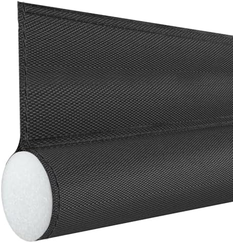 KRUI Door Draft Stopper 32 Inches Black