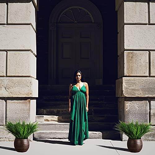 Grand Verde Wheat Grass Artificial Plants 20 Tall 6pcs Bulk DIY Decor