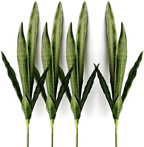 Ollain 4PCS Artificial Sansevieria Plants 30Inch Tall