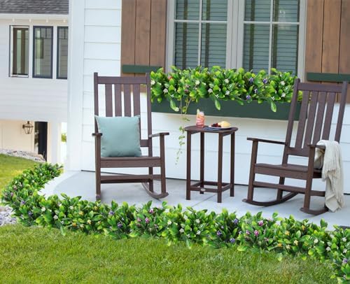 RECUTMS 10 Pcs Artificial Violet Fern Plants
