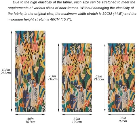 Susiyo Paintings Halloween Door Decoration Door Cover 32x79 in