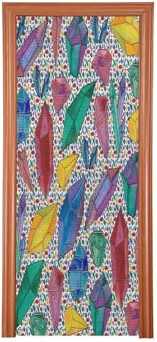 Susiyo Watercolor Halloween Door Cover 32x79 in