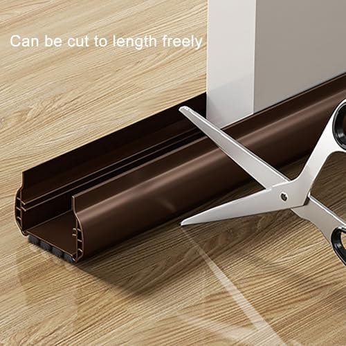 Lifeuping Under Door Draft Stopper with Brush 366 Inch Length