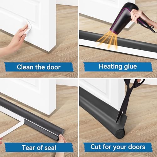 MAXTID 36 Inch Grey Door Draft Stopper