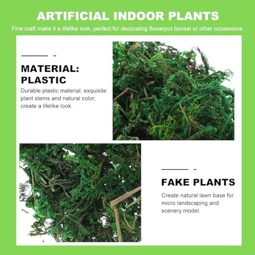 Garneck Artificial Moss for Home Garden Decor