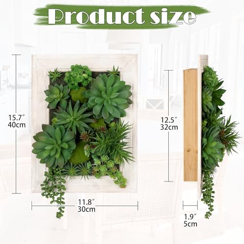 Hollyone Artificial Succulent Hanging Plant Set