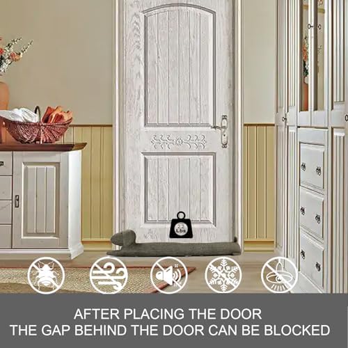 FALIDI Animal Under Door Draft Stopper - Brown Dog 36 inch
