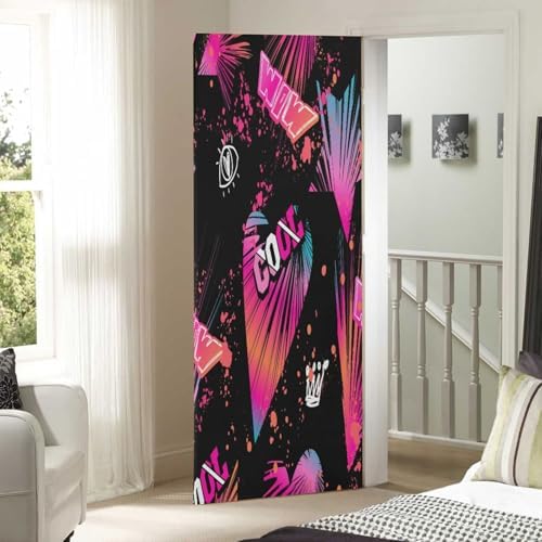 Susiyo Girlish Halloween Door Cover 32x79 in