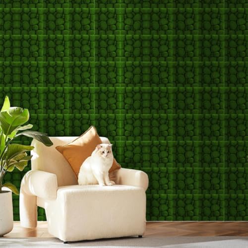 2pcs Artificial Moss Wall Panels Greenery Faux Moss Decor 12x12 Inch Easy Install
