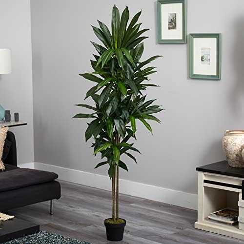Nearly Natural 6ft Dracaena Silk Plant Real Touch