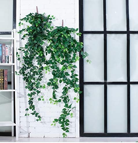 YYaaloa Artificial Ivy Plants 2 Pack for Home Wall Decor