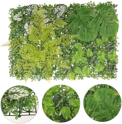 PRETYZOOM Artificial Grass Wall Panels for Garden Decor
