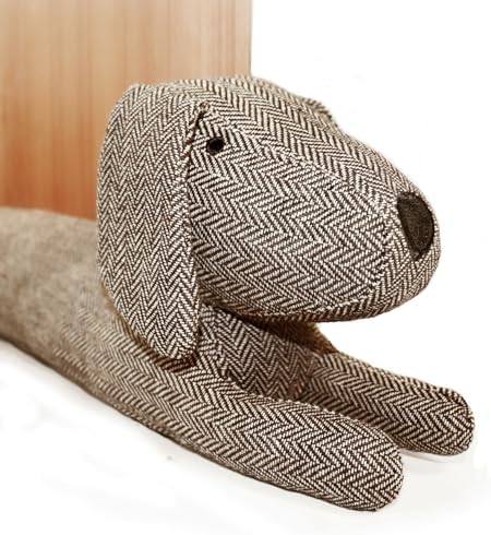 FALIDI Animal Under Door Draft Stopper - Brown Dog 36 inch
