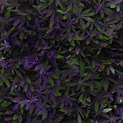 Artificial Cannabis Leaf Panels - 4 Pack Purple Haze