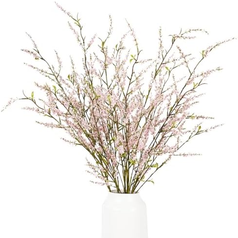 MelorcaGuilla Artificial Plants 3PCS 433 Snow Willow Branches for Vase Decor