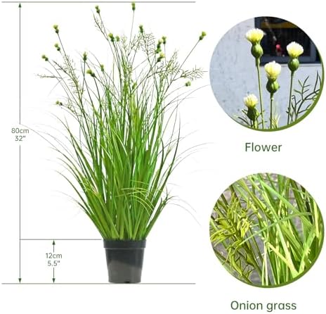 Fluxode Grass Plant with 20 Realistic Flowers