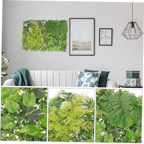 PRETYZOOM Artificial Grass Wall Panels for Home Decor and Events