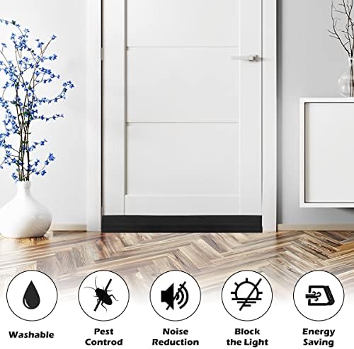 Under Door Draft Stopper 37 Inch Reusable Door Seal