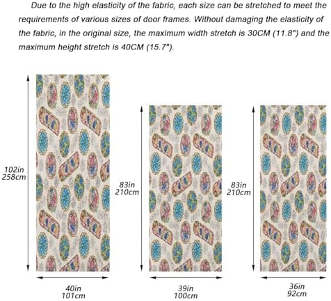 Susiyo Halloween Door Cover with Fruits 32x79 in