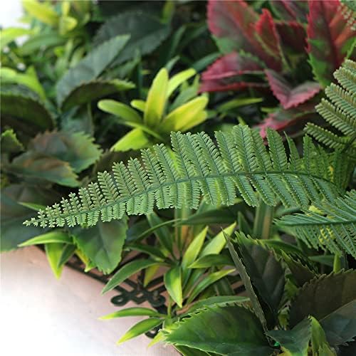 ULAND 40x40 Artificial Greenery Hedge Wall Decor