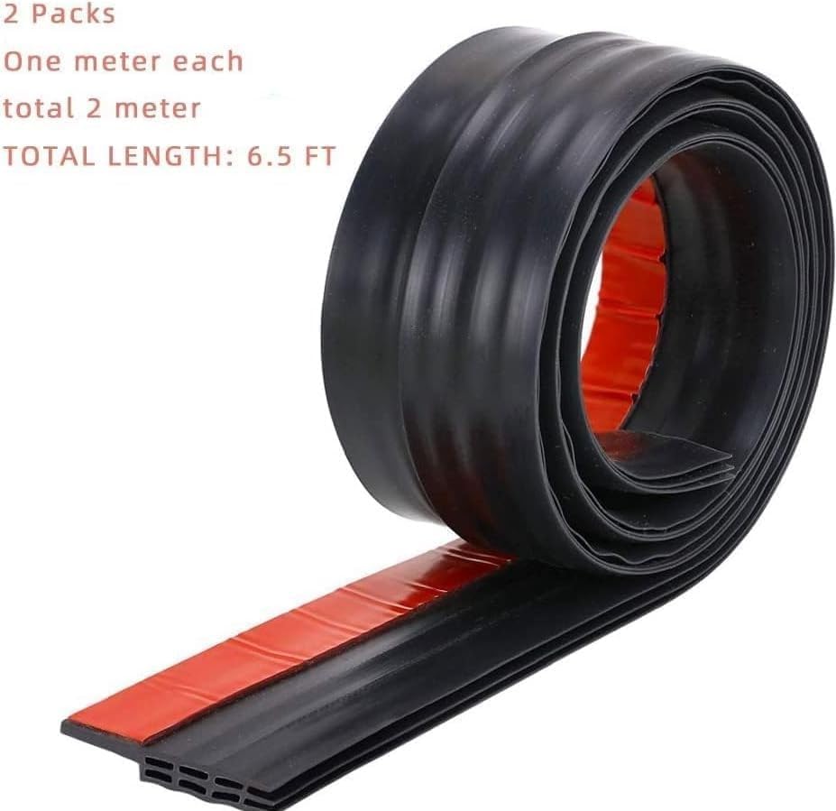 2PCS Silicone Door Draft Stoppers 39 Inch Weather Stripping