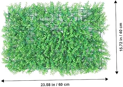 BESPORTBLE Artificial Plant Wall Decor Panel for Indoor Outdoor Privacy Greenery Fence and Room Decor