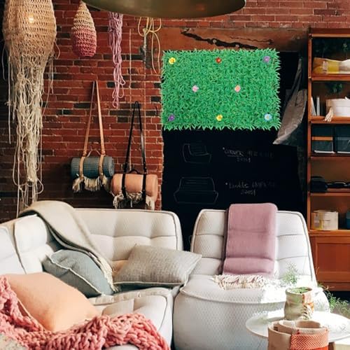 Zerodeko Artificial Plant Wall Panel Lifelike Greenery Decor