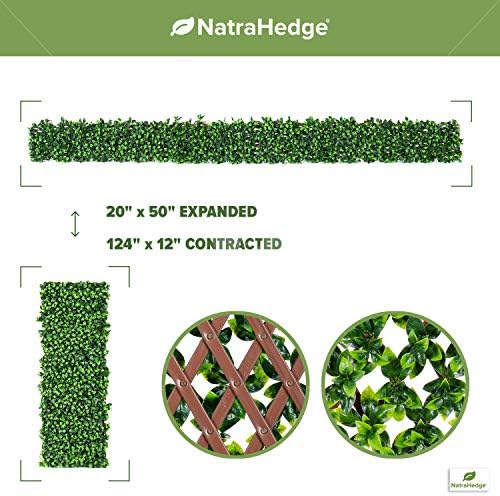 NatraHedge Artificial Ficus Leaf Expandable Lattice