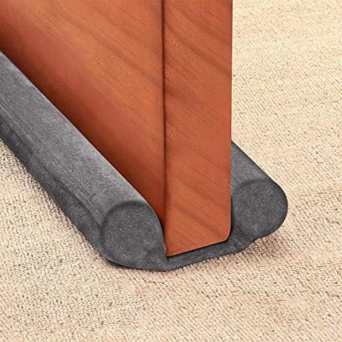 GDHOMM Door Draft Stopper 30-36 Inch Gray