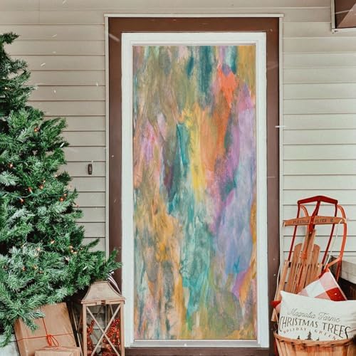 Susiyo Halloween Door Cover with Stretch Fabric