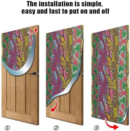 African Style Fabric Patchwork Halloween Door Cover